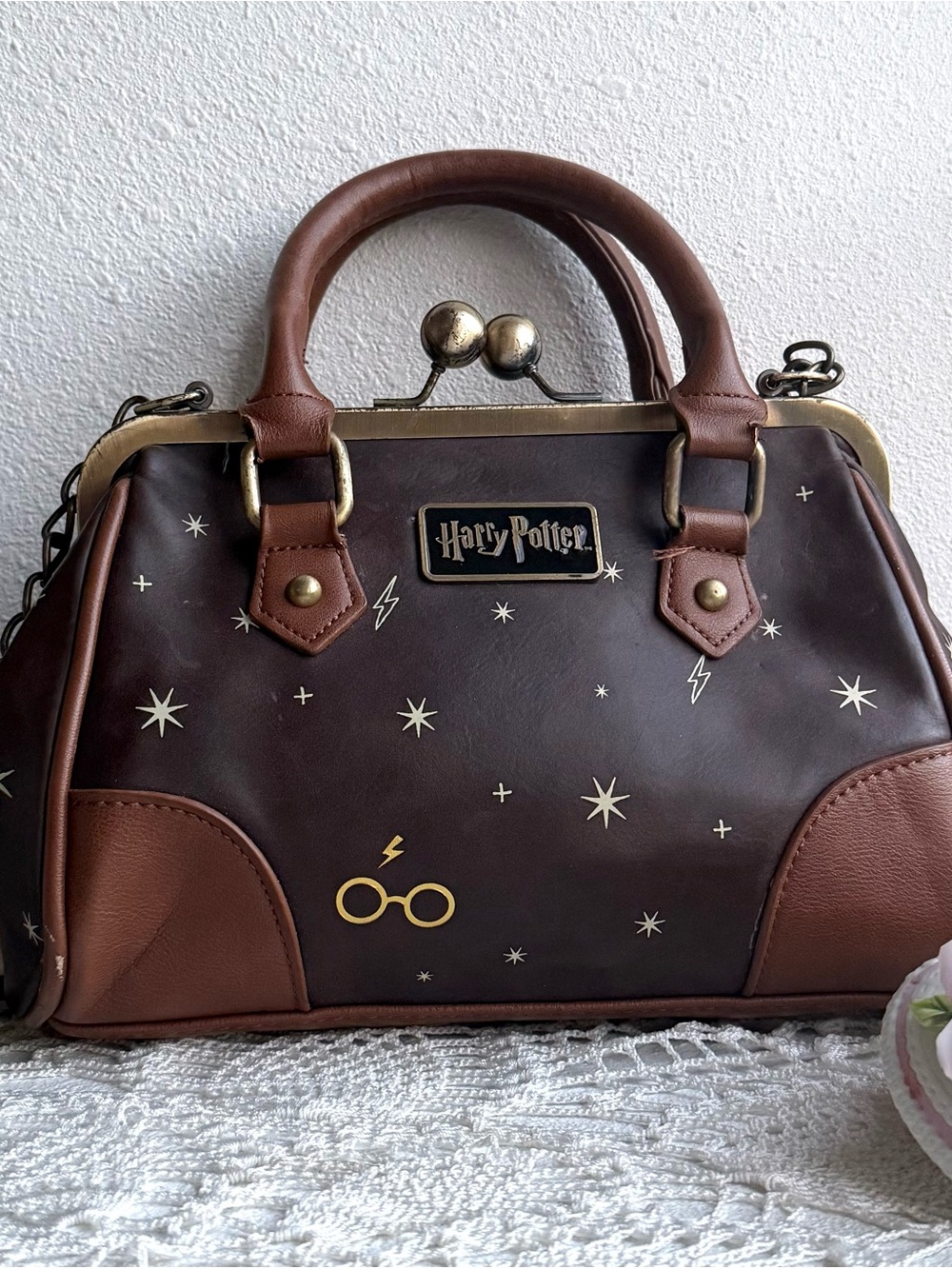 Harry Potter Celestial Kiss-Lock Handbag Bioworld Crossbody Purse
